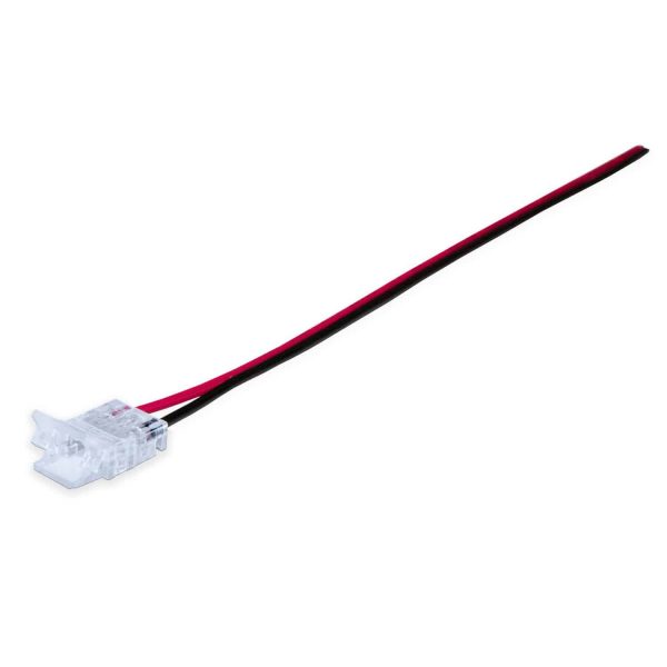 Conector Con Cable Para Tira Led 10Mm 220V 2Pin