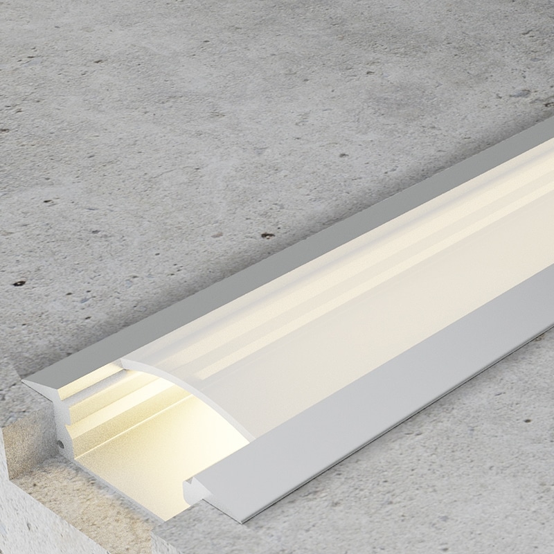 Perfil Barra de Aluminio Empotrar 2 Metros