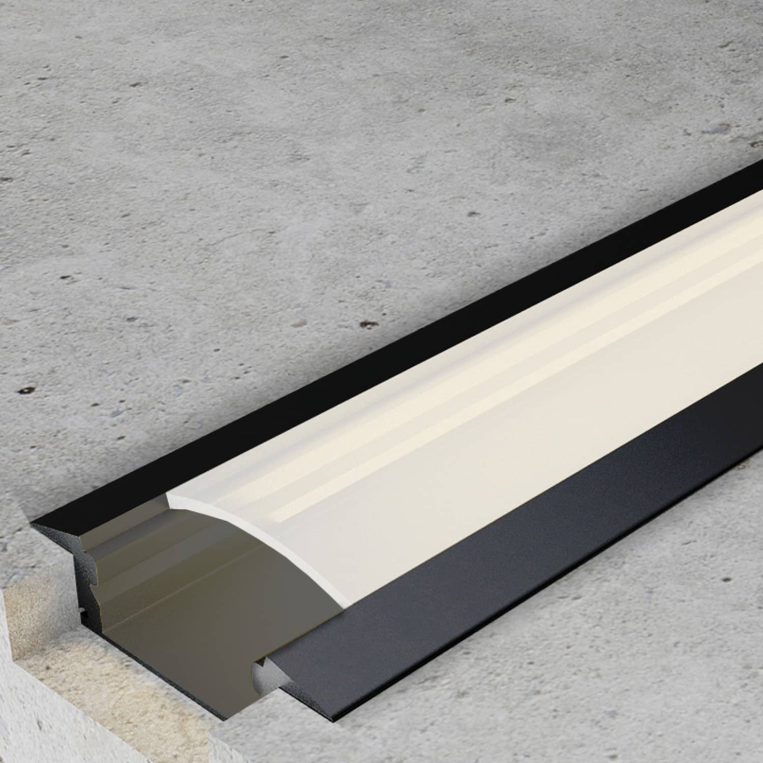 Perfil Barra de Aluminio Empotrar 2 Metros - Imagen 4