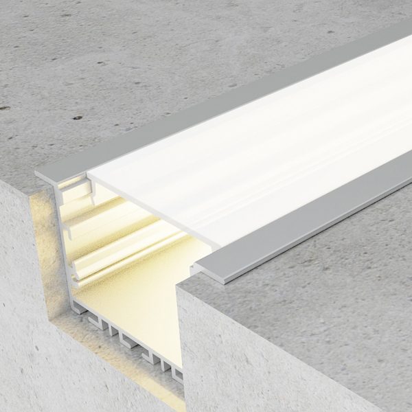 PERFIL ALUMINIO EMPOTRAR ANCHO