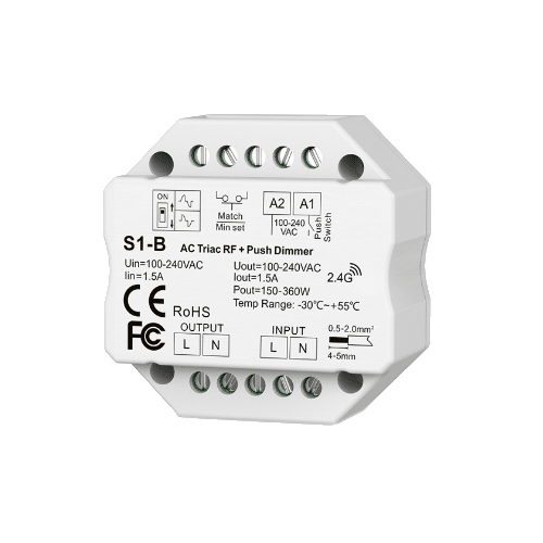 Regulador para Led Triac AC+ Push Dim