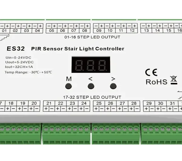 Controlador para escalera con sensor PIR