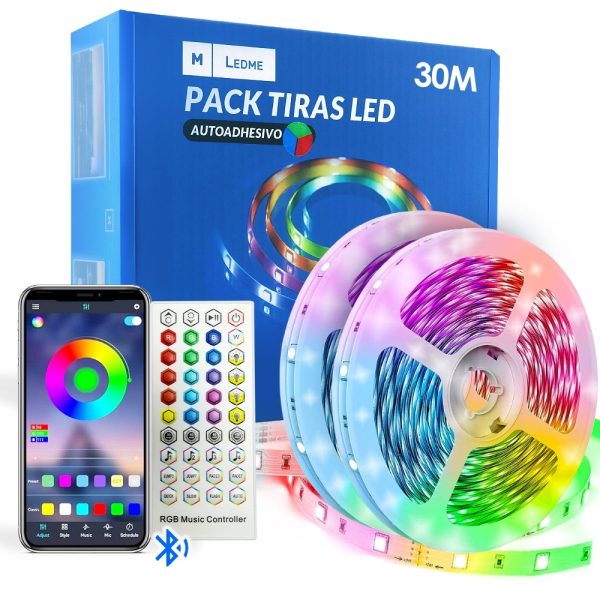 Pack Tira de Led 30 Metros RGB