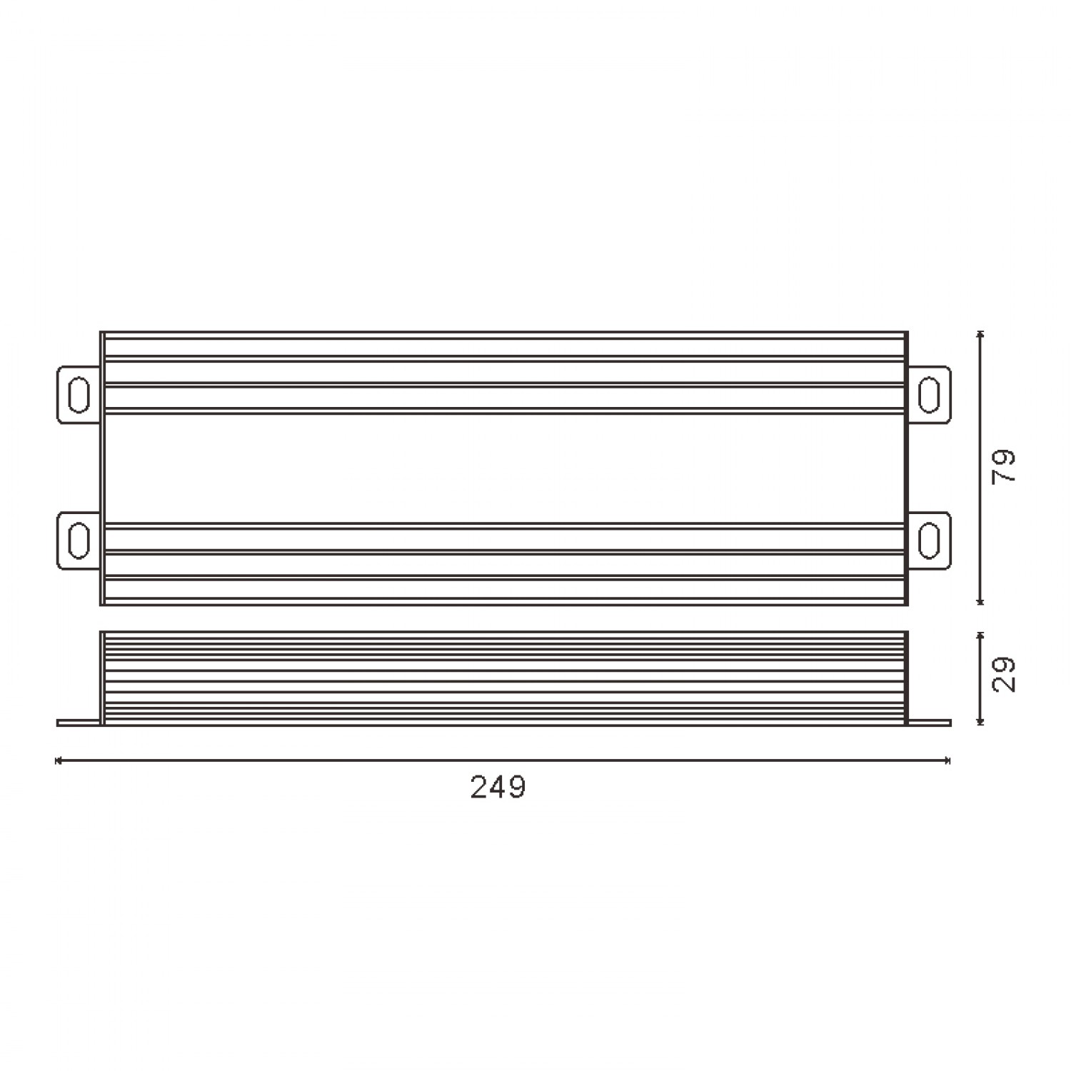 Driver Para Tiras Led 400W 24Vdc Ip65 - Imagen 2