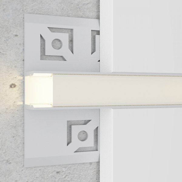 Perfil Aluminio Paredes Diseñados para la instalación en Pladur - 2 Metros